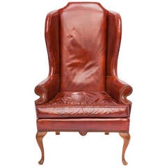 Leather Wing Chair