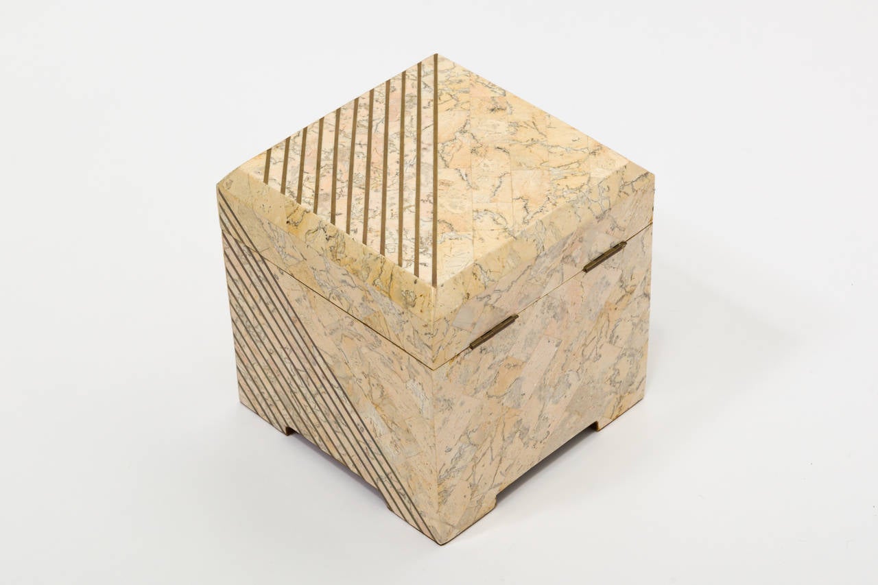 Tessellated Stone Box For Sale 4