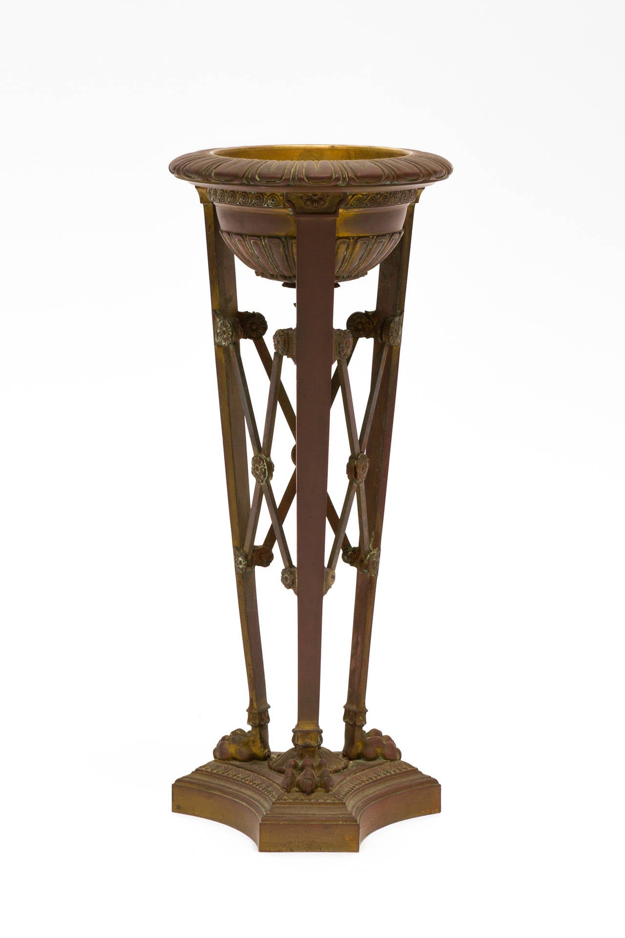 Lampe à huile transformée en bronze français du 19e siècle en vente 5