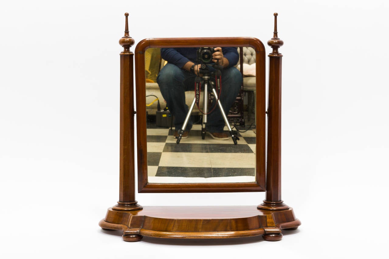 19th Century Empire dressing mirror.