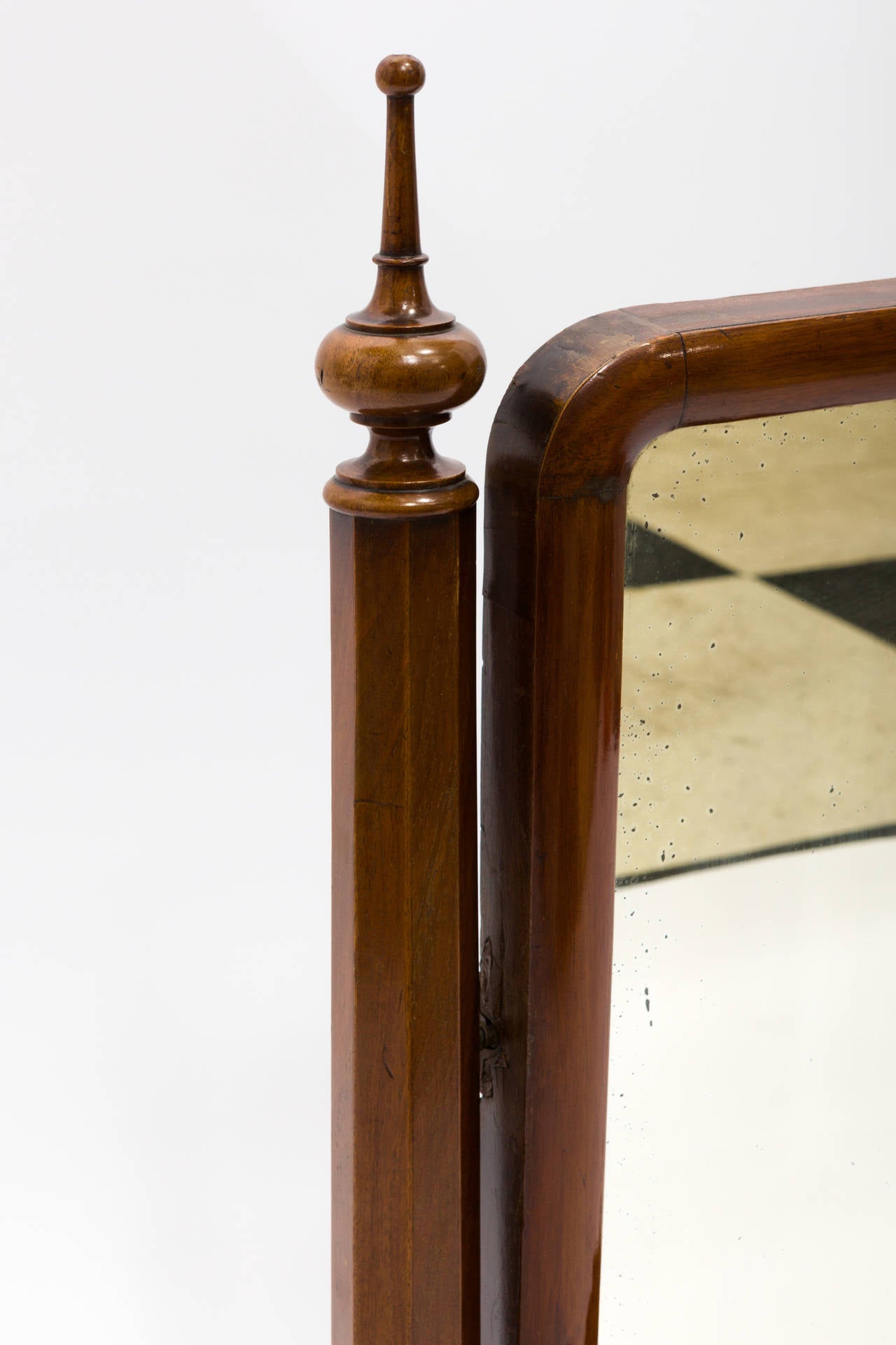 19th Century Gentleman's Table Top Dressing Mirror