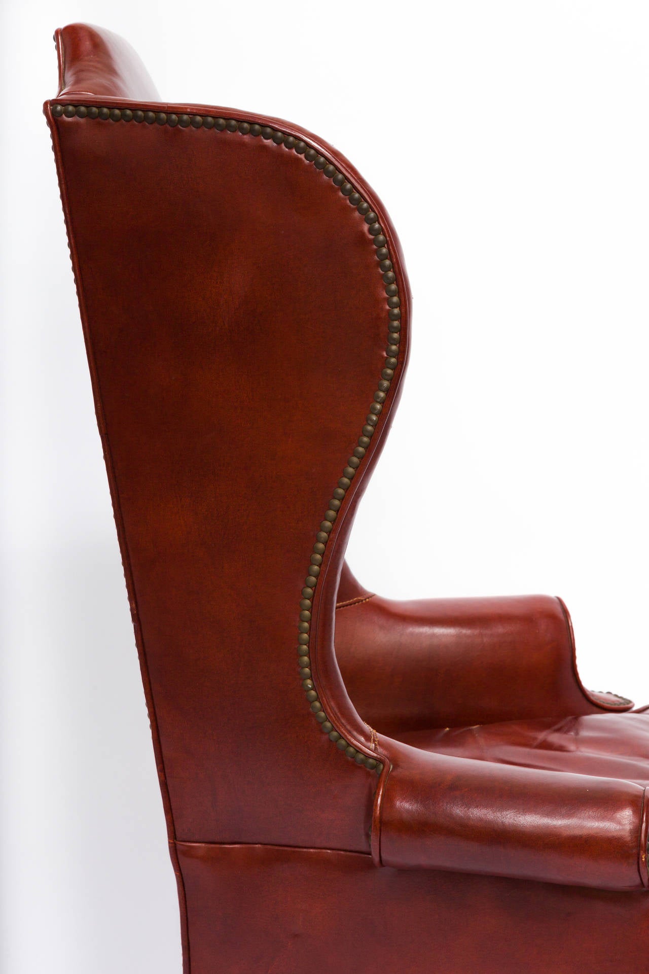 Leather Wing Chair 2