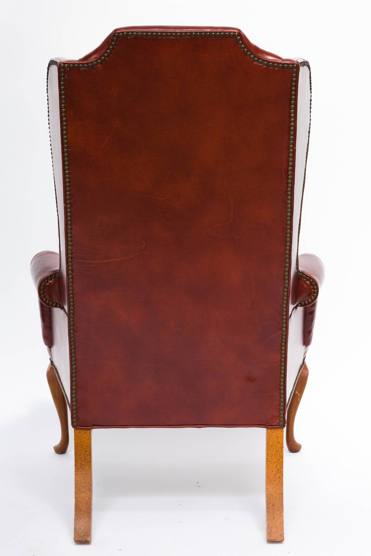 Leather Wing Chair 3