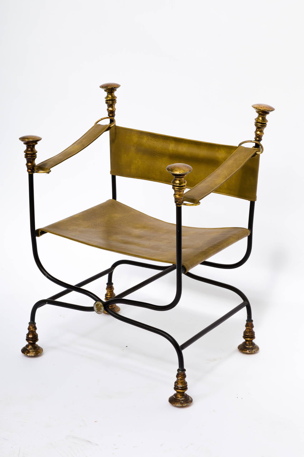 Savonarola Chair In Good Condition In Tarrytown, NY