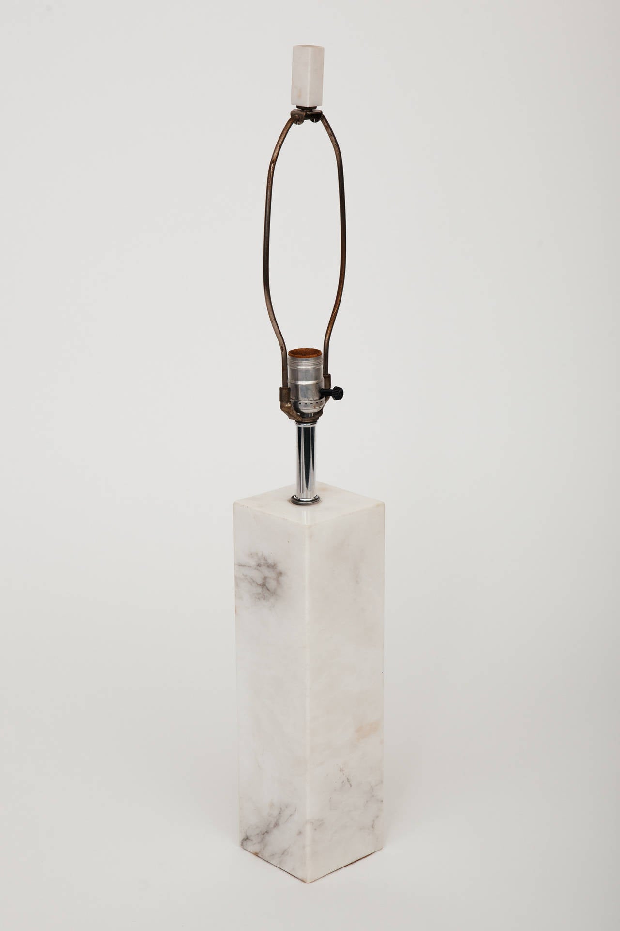 Marble Lamp in the Manner of T.H. Robsjohn-Gibbings In Good Condition In Tarrytown, NY