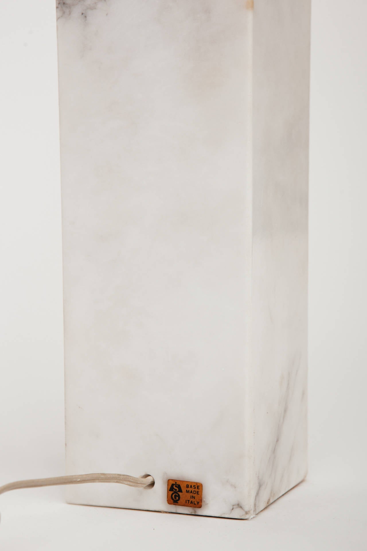 Marble Lamp in the Manner of T.H. Robsjohn-Gibbings 1