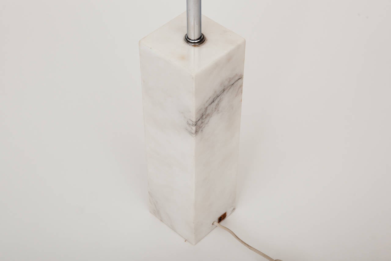 Marble Lamp in the Manner of T.H. Robsjohn-Gibbings 3