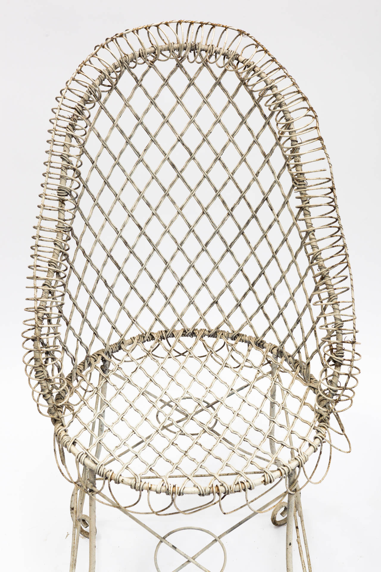 French Garden Wire Chair