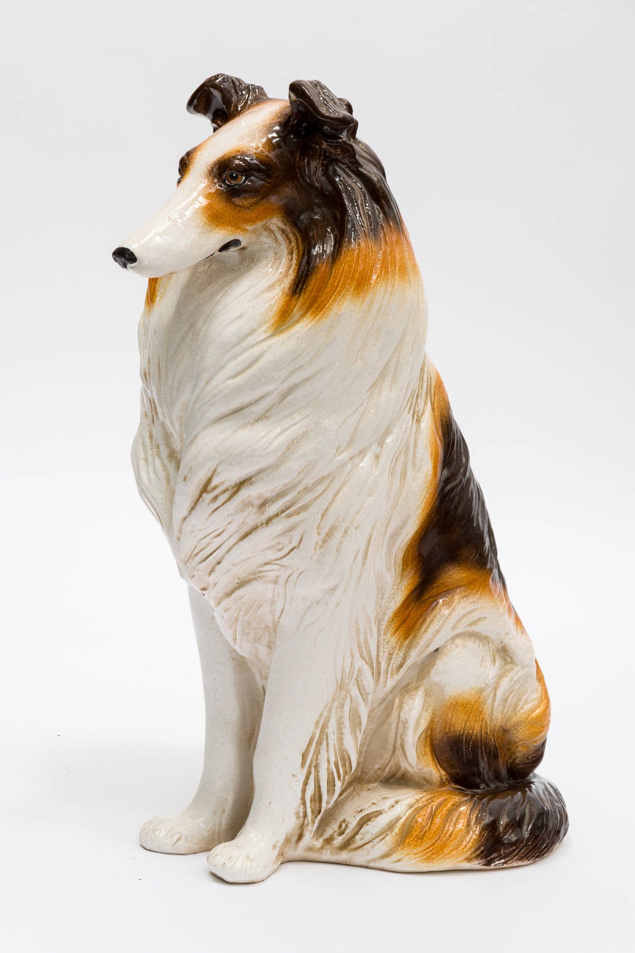 life size collie statue