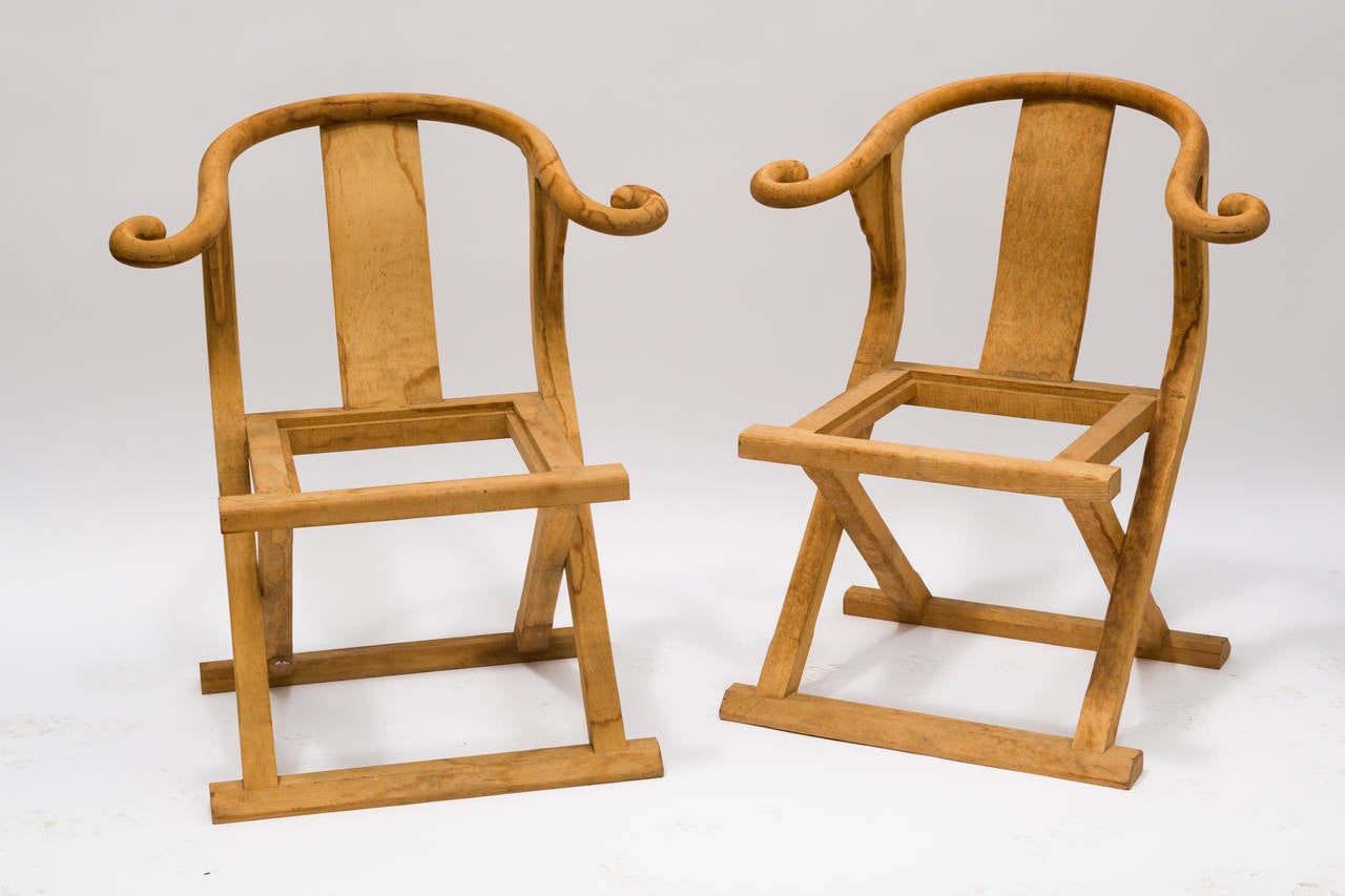 unfinished wood chairs