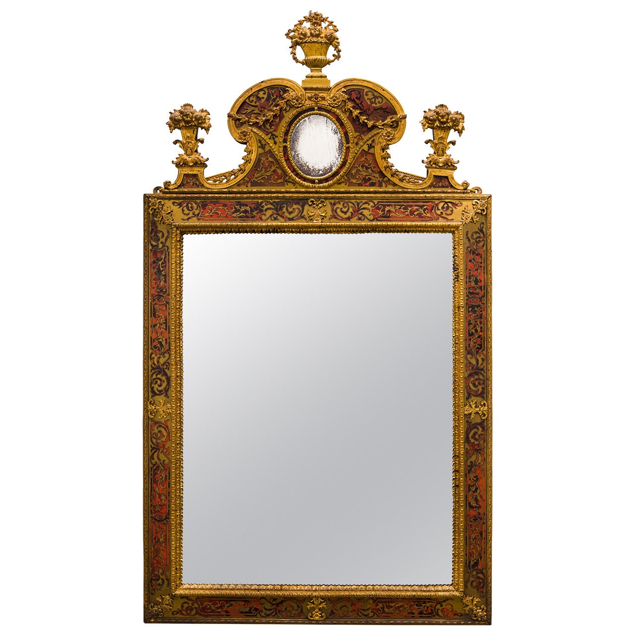 Napoleon III Ormolu Boulle Mirror For Sale