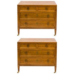 Pair of Baker Classical Chests
