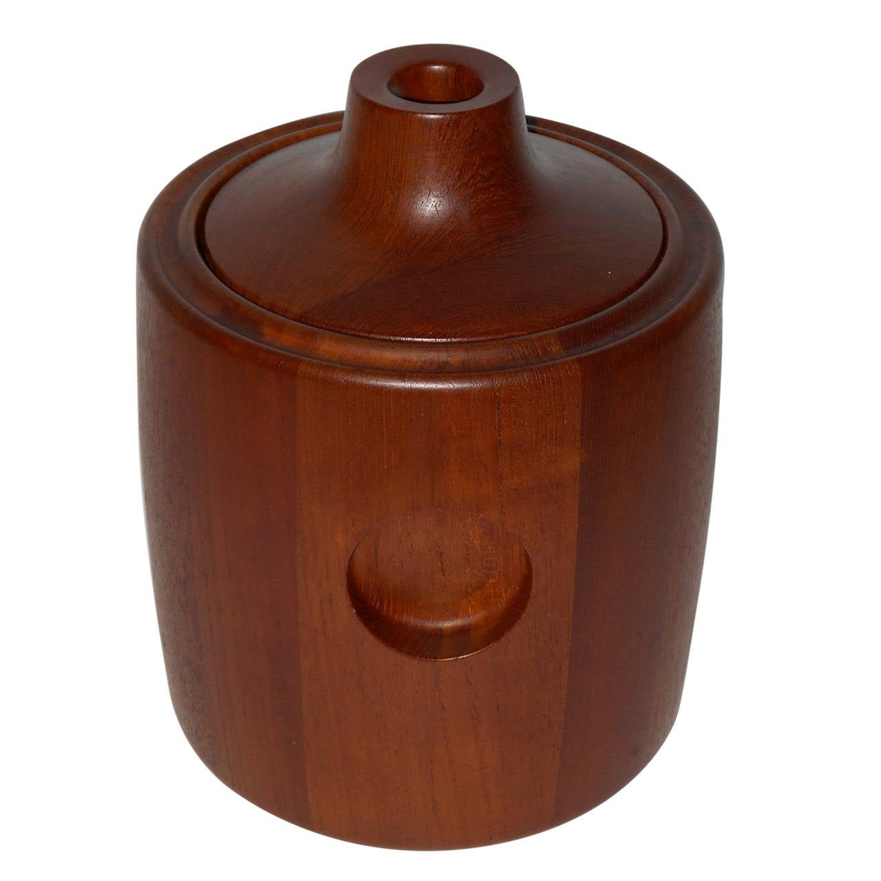Danish Teak Ice Bucket by Henning Koppel for Jensen For Sale at 1stDibs