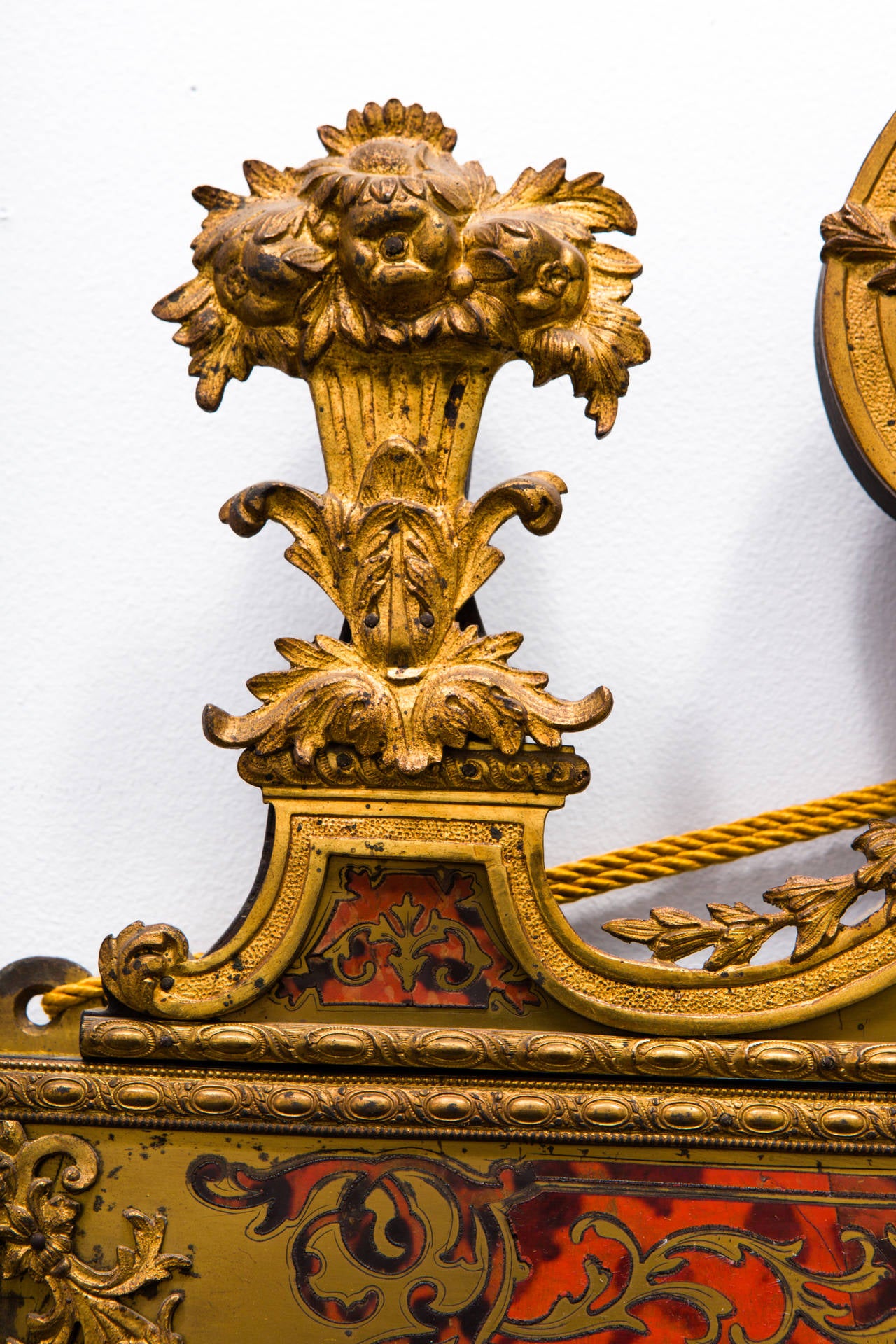 Mid-19th Century Napoleon III Ormolu Boulle Mirror For Sale