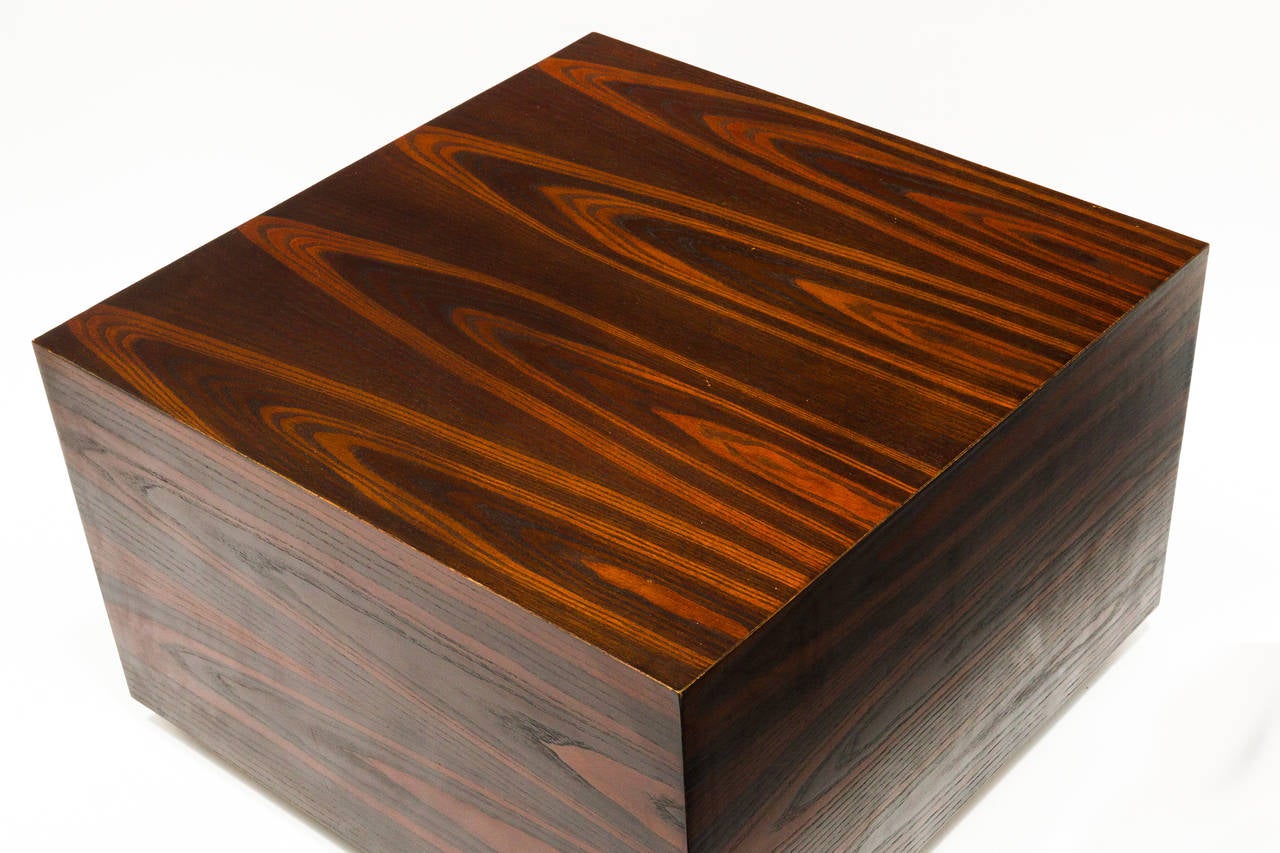 Harvey Probber Rosewood Cube Coffee Table In Good Condition In Tarrytown, NY