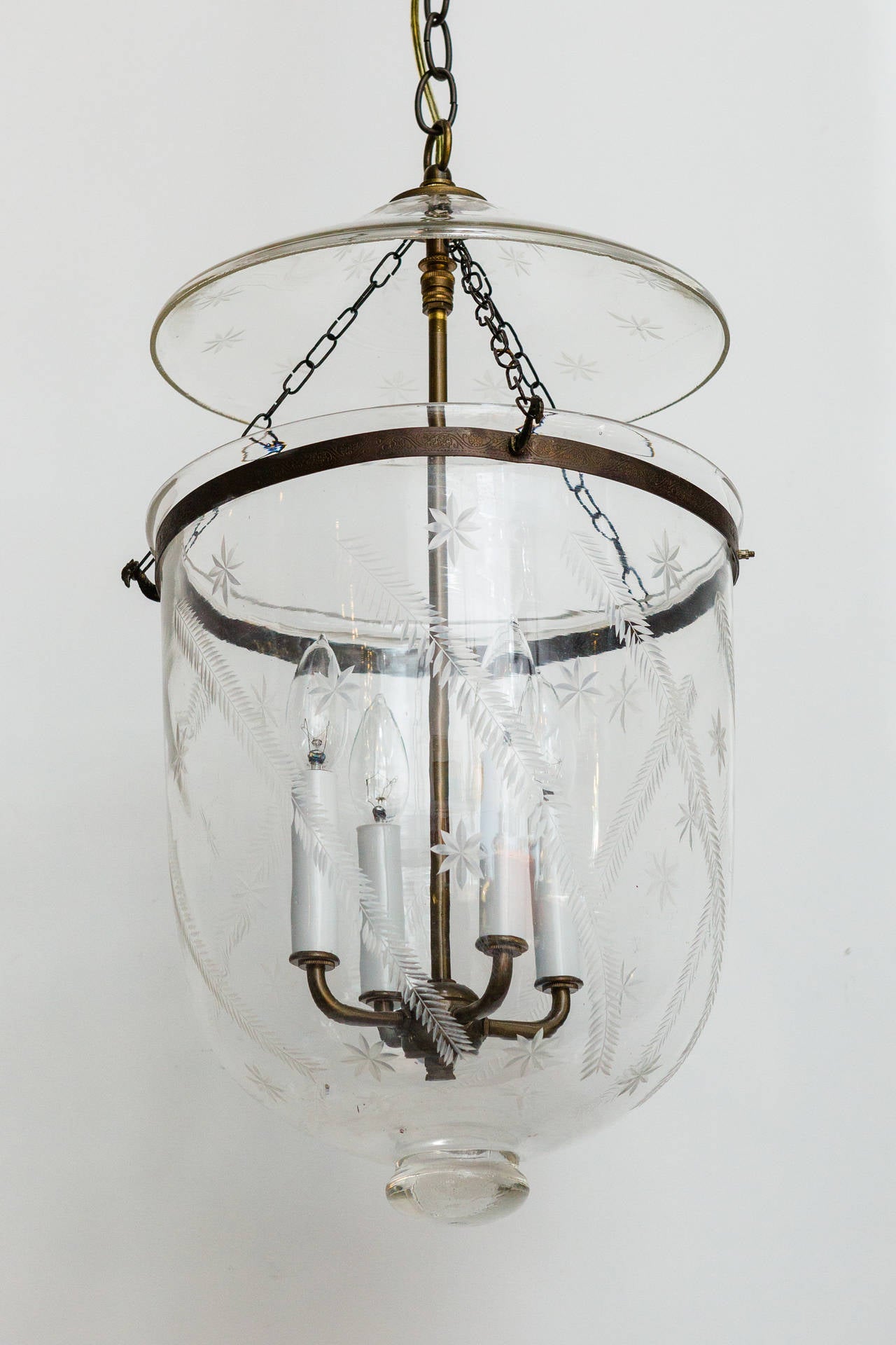 19th Century Bell Jar Lantern 3