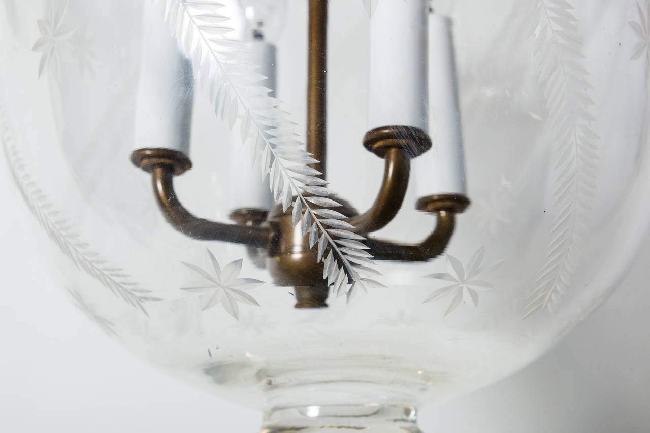 19th Century Bell Jar Lantern 1
