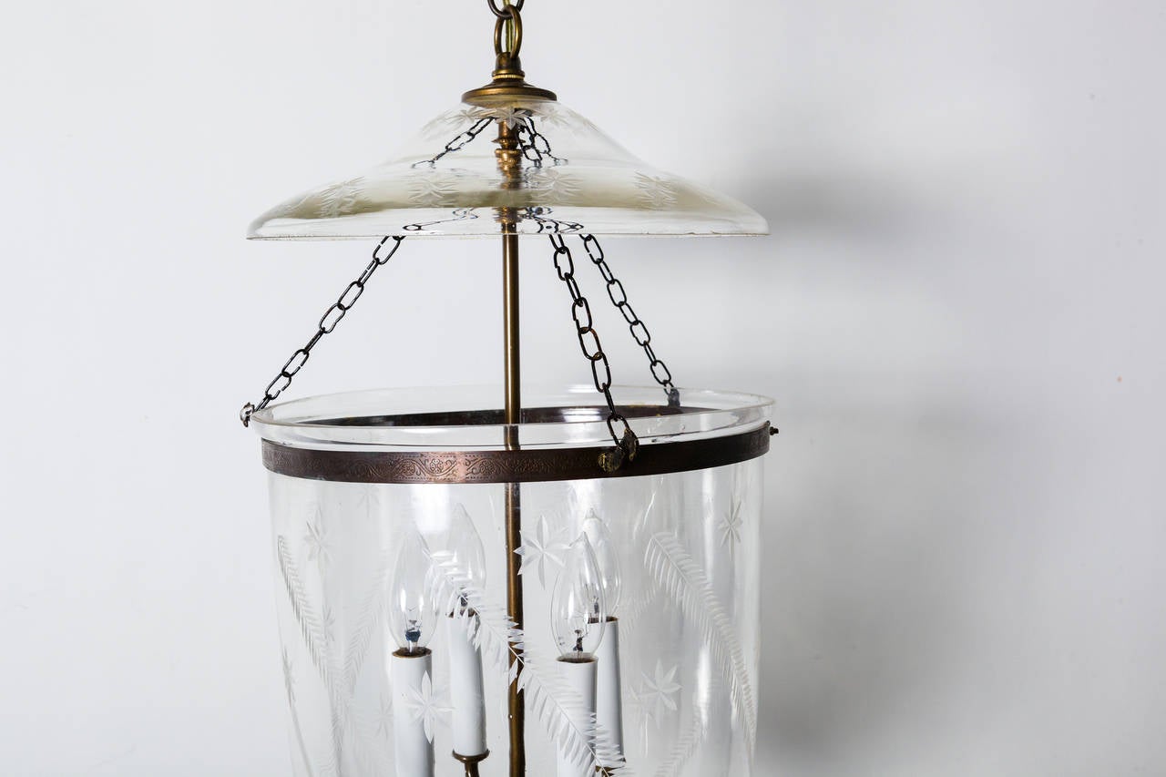 19th Century Bell Jar Lantern In Good Condition In Tarrytown, NY
