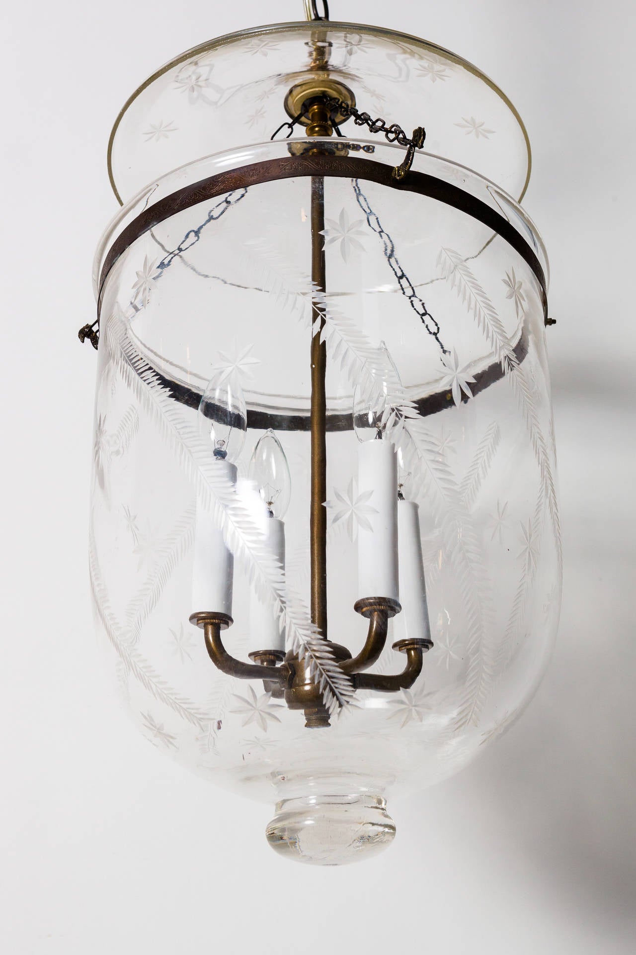 19th Century Bell Jar Lantern 2