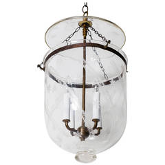 Antique 19th Century Bell Jar Lantern