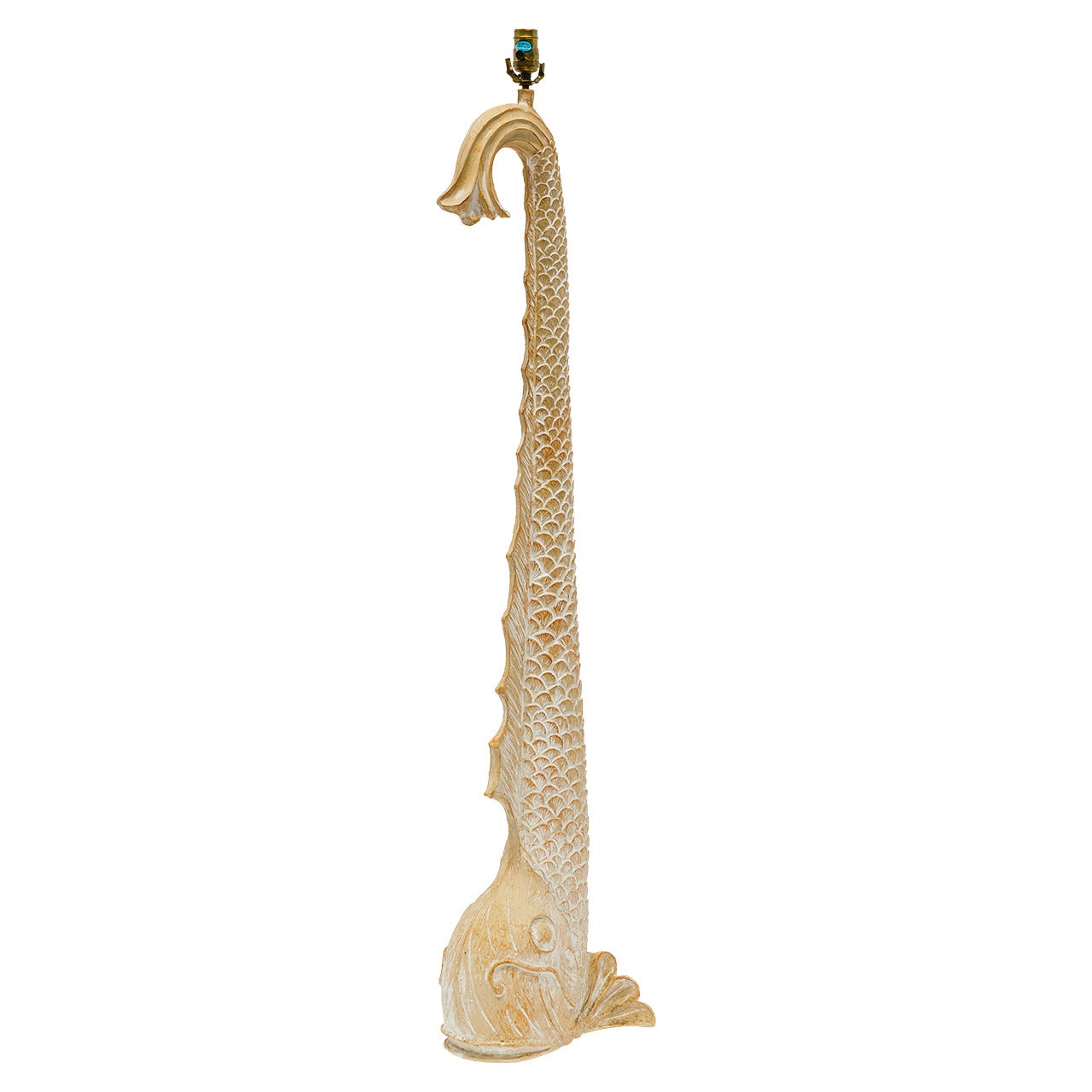 Neoclassical Style Dolphin Floor Lamp