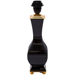Baccarat Table Lamp with Gilt Bronze Base Baccarat Table Lamp with Gilt Bronze Base