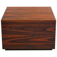 Harvey Probber Rosewood Cube Coffee Table