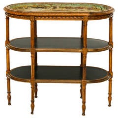 Antique French Three-Tier Planter Table