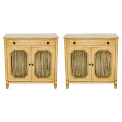 Pair of Painted Classical Cabinets
