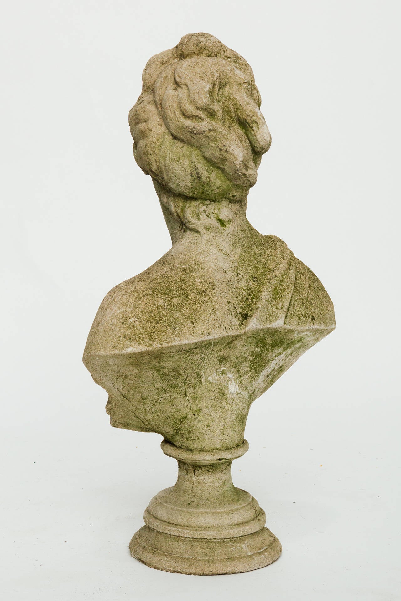 Concrete Classical Bust at 1stDibs