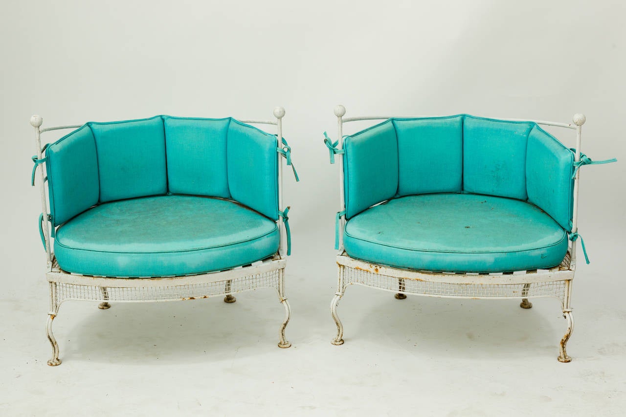 Chic Outdoor Couch and Two Chairs