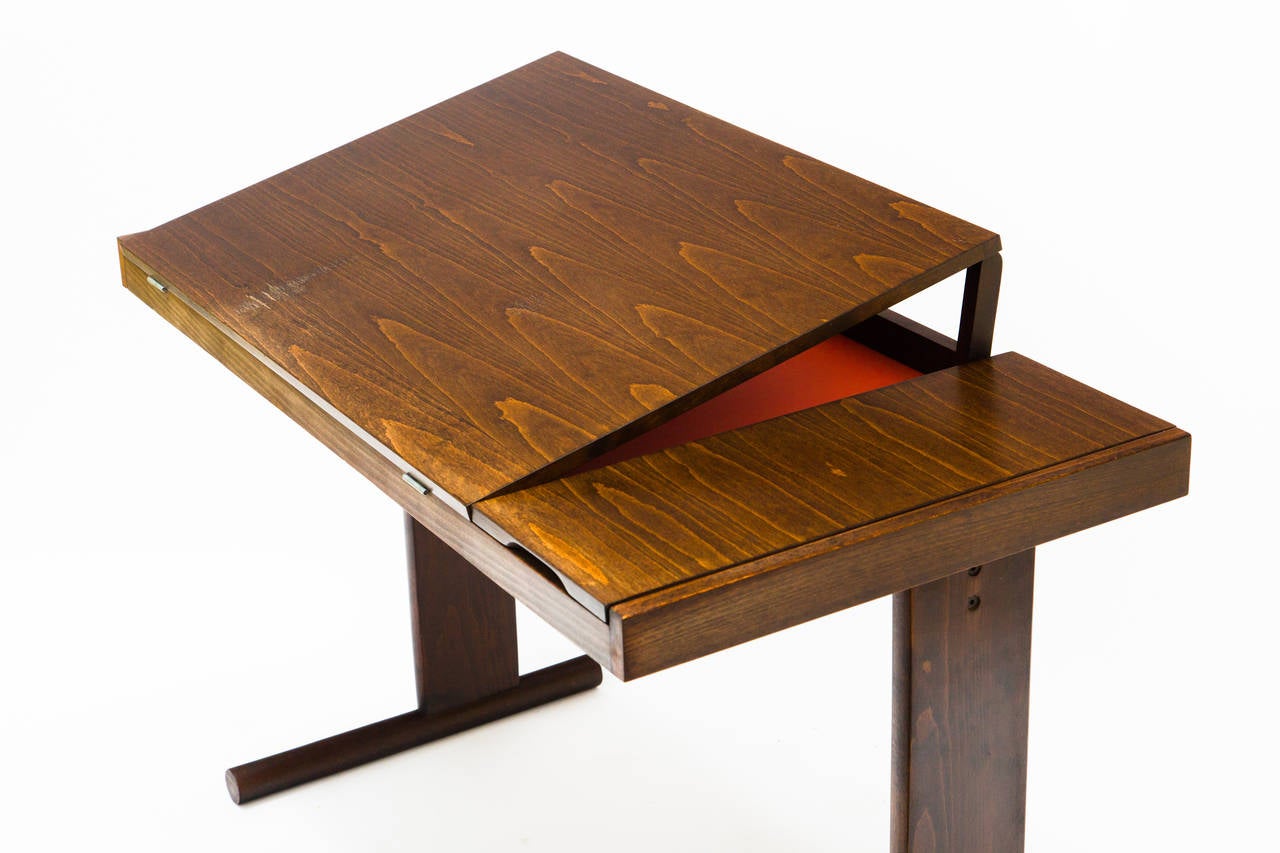 Wood Danish Modern Style Drafting Desk