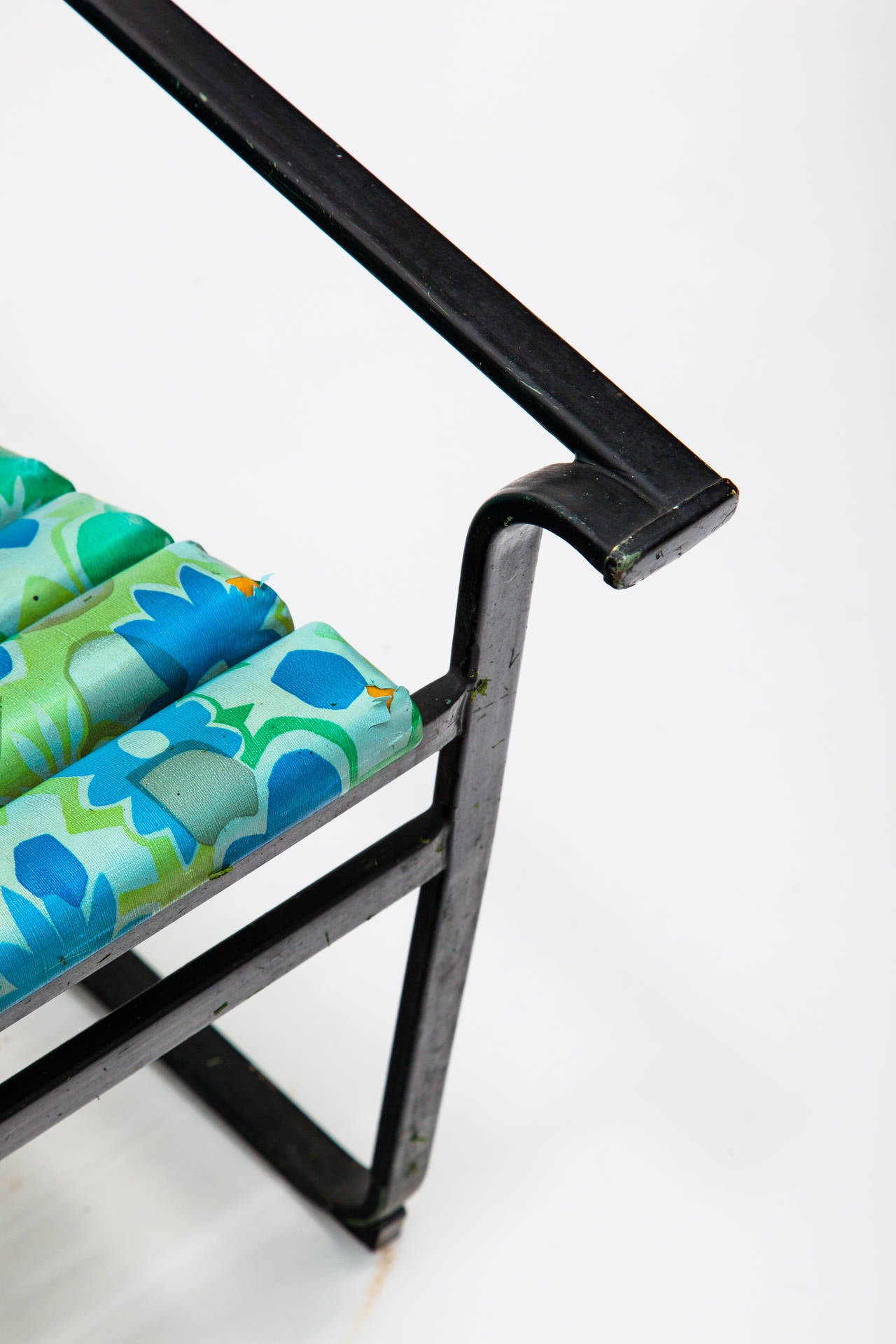 Tubular Steel Patio Settee or Bench by Samsonite For Sale at 1stDibs