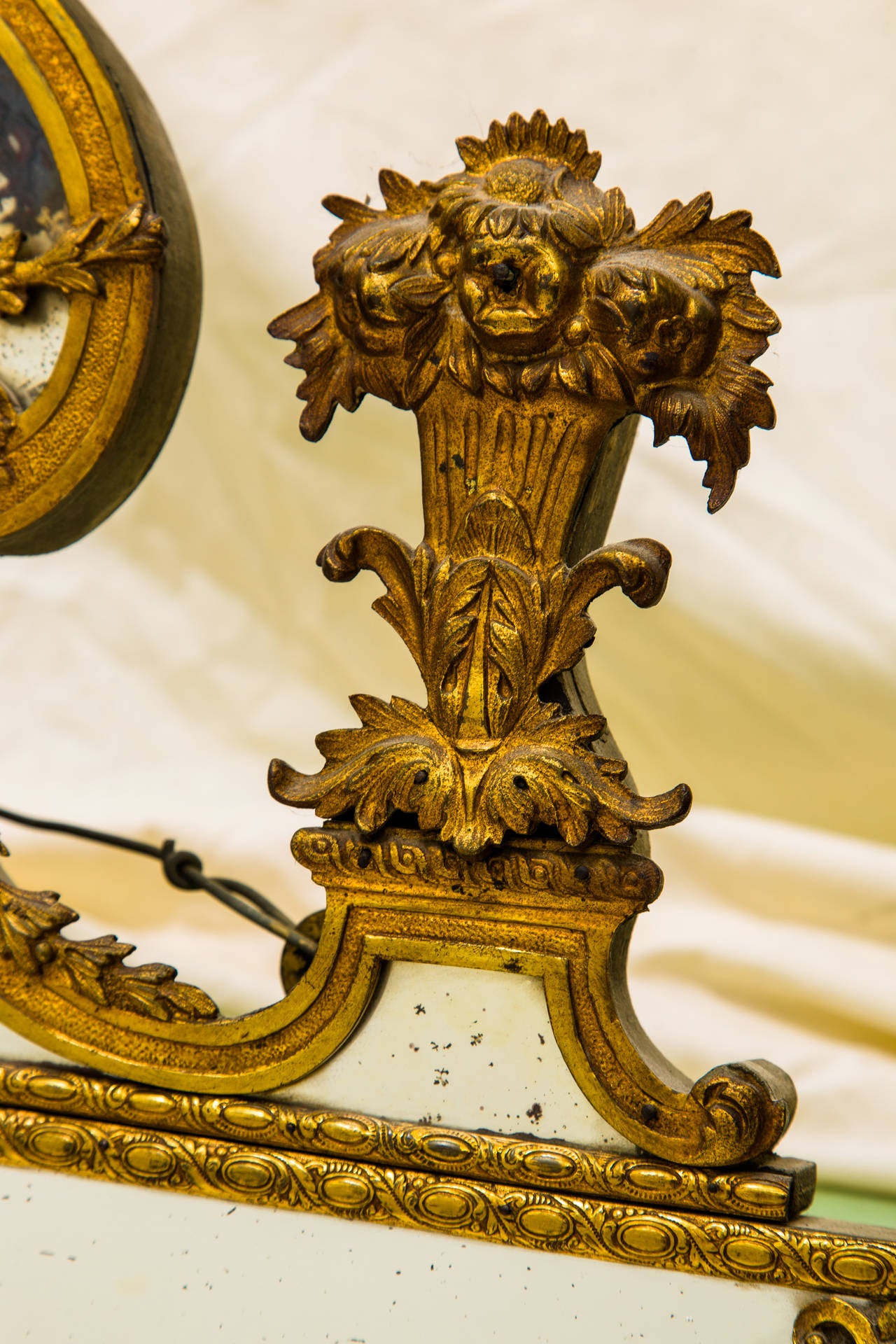 Mid-19th Century Napoleon III Brass Framed Mirror