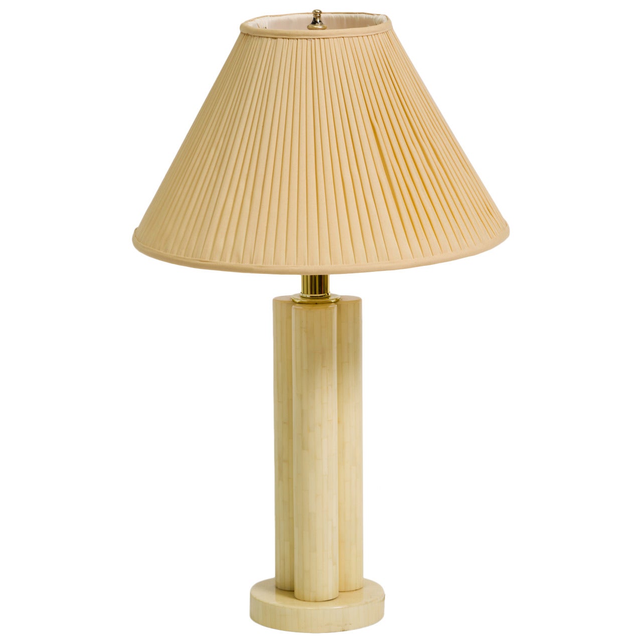 Bone Table Lamp In the Style of Karl Springer