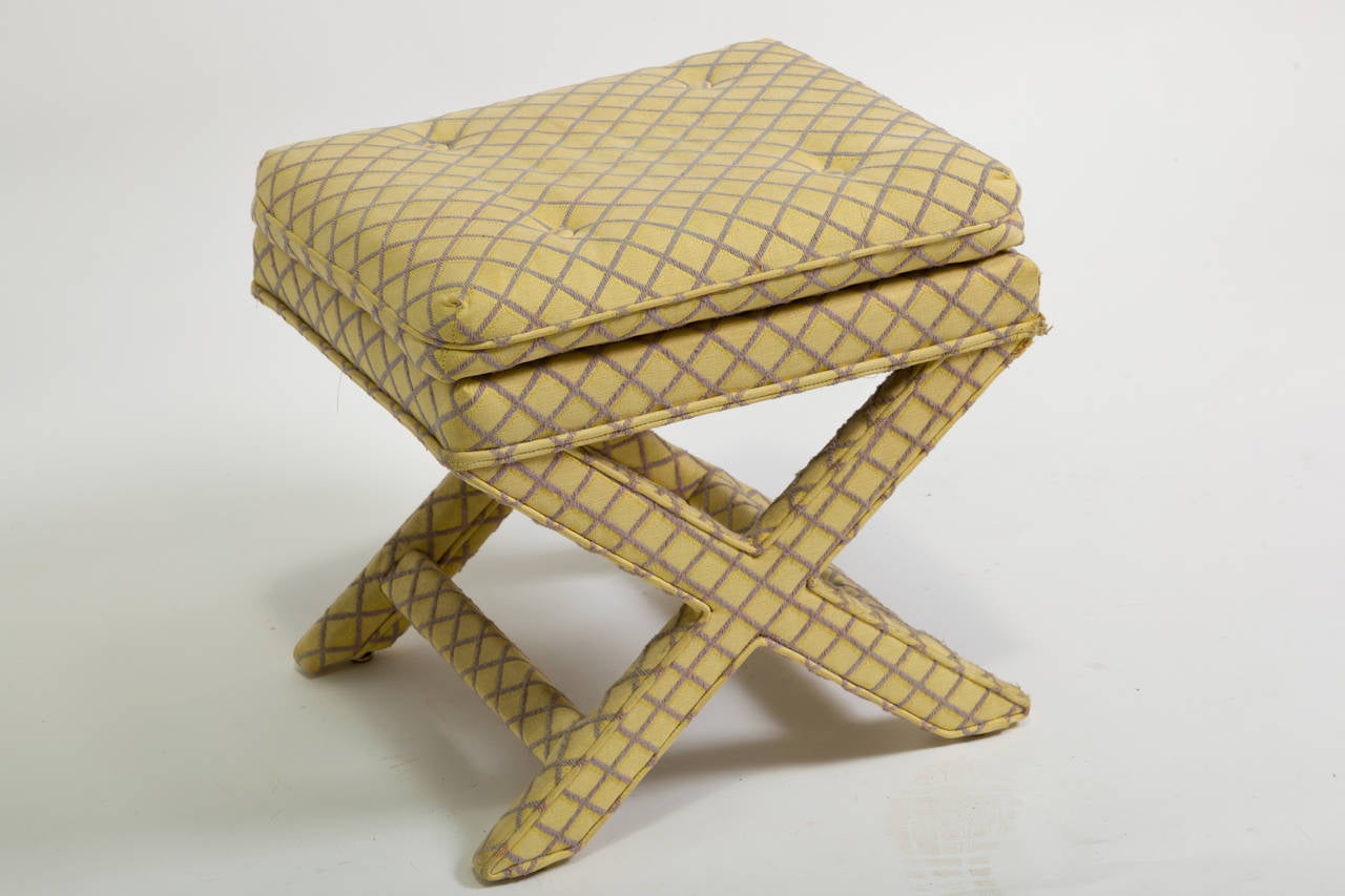 Pair of Billy Baldwin Style X-Benches