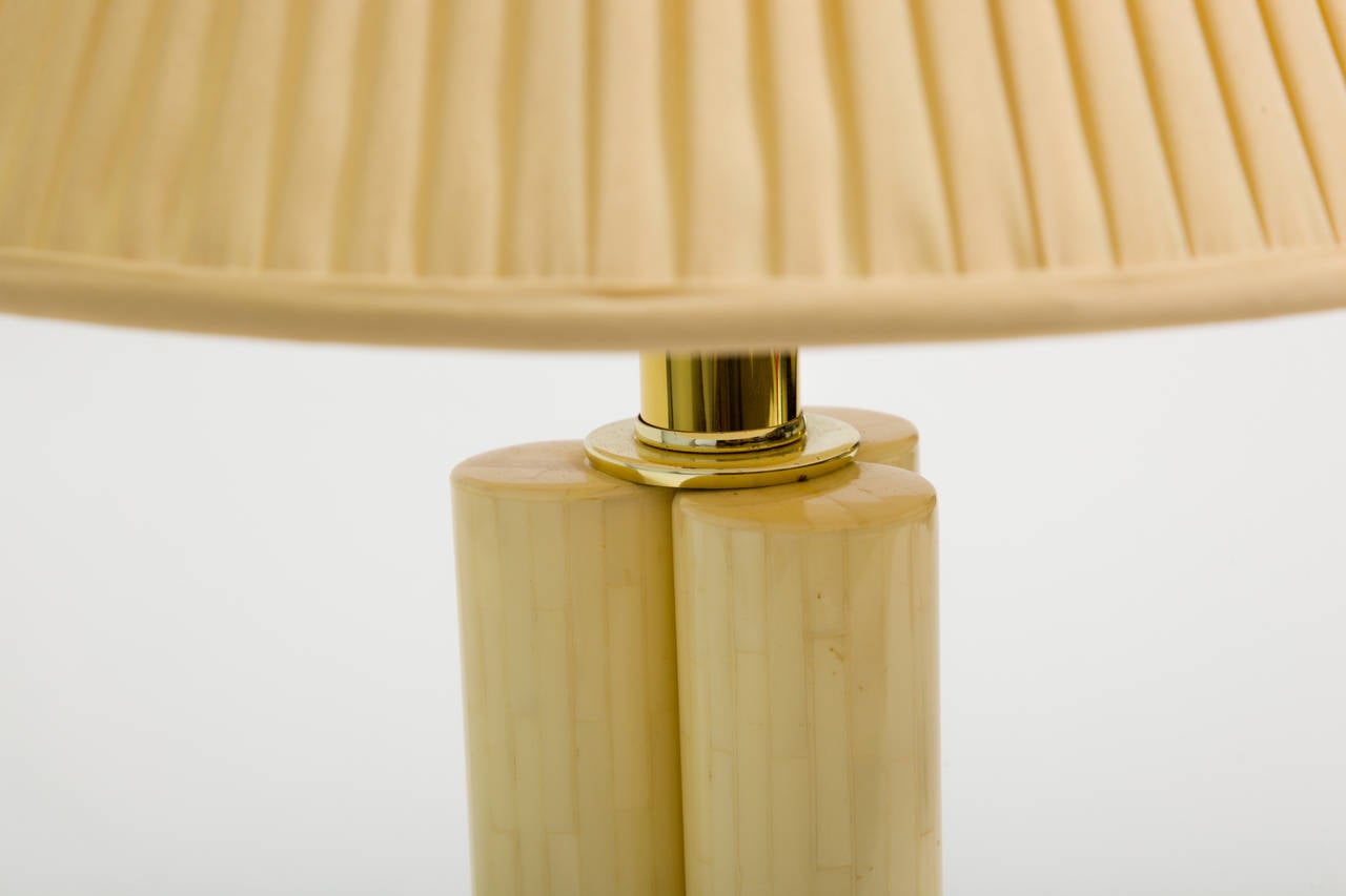 Bone Table Lamp In the Style of Karl Springer 1