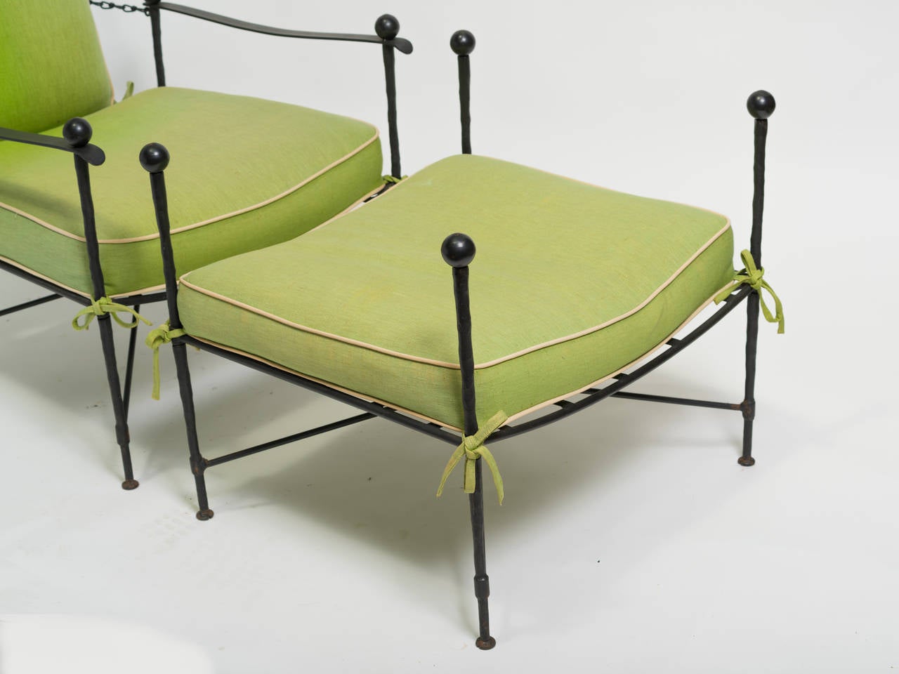 Mario Papperzini Lounge Chair and Ottoman for Salterini 3