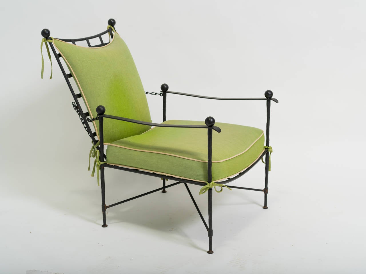 Mid-20th Century Mario Papperzini Lounge Chair and Ottoman for Salterini