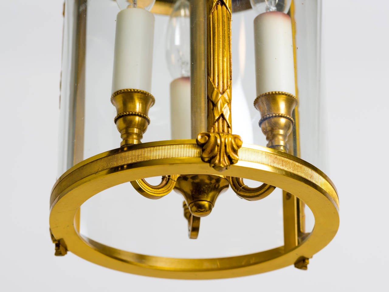 Late 20th Century Brass Classical Lantern