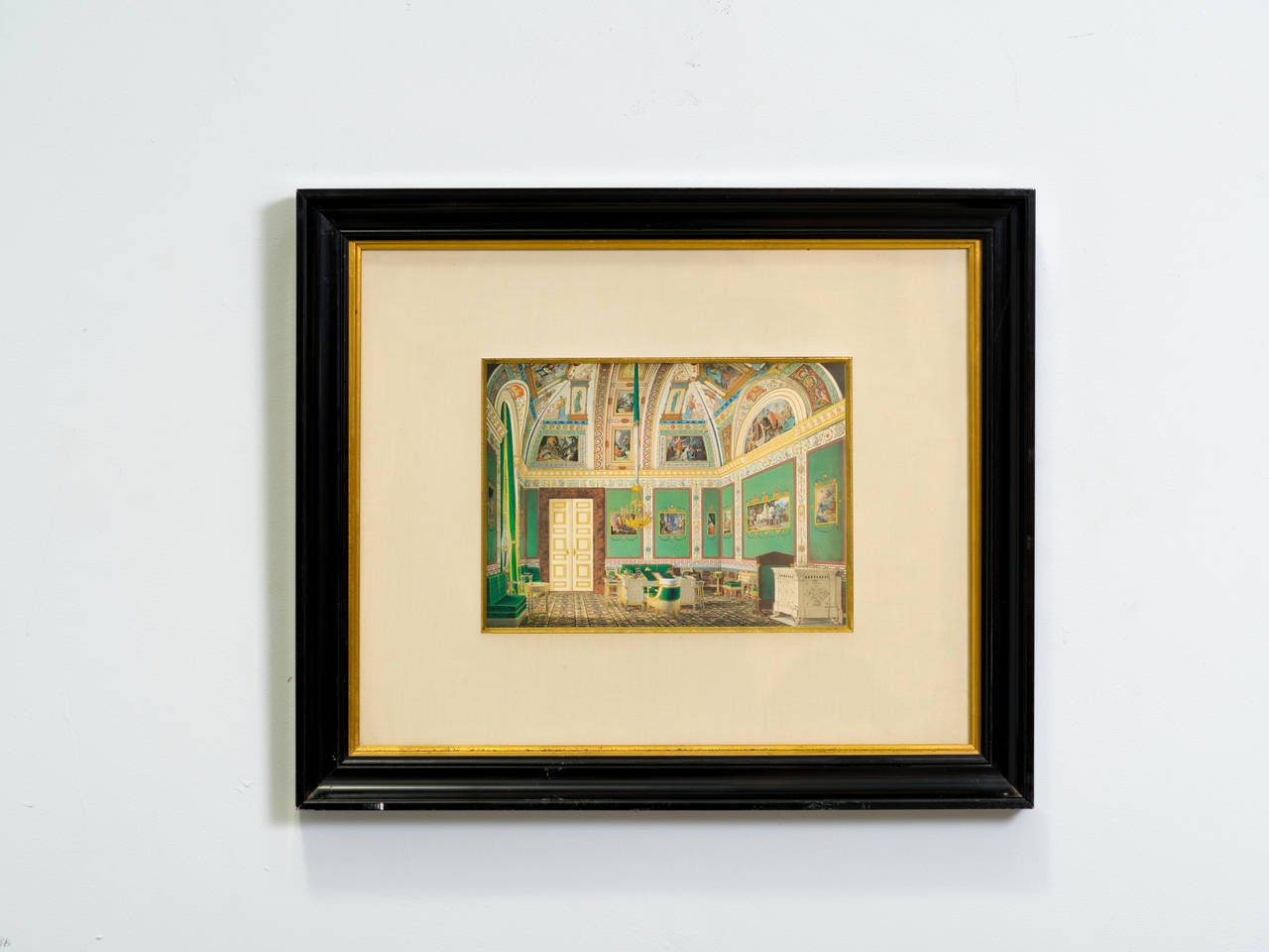 Set of Nine 19th Century Framed Interior Scenes 5