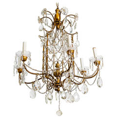 Italian Beaded Pagoda Chandelier