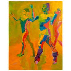 Modern Oil of Dancers