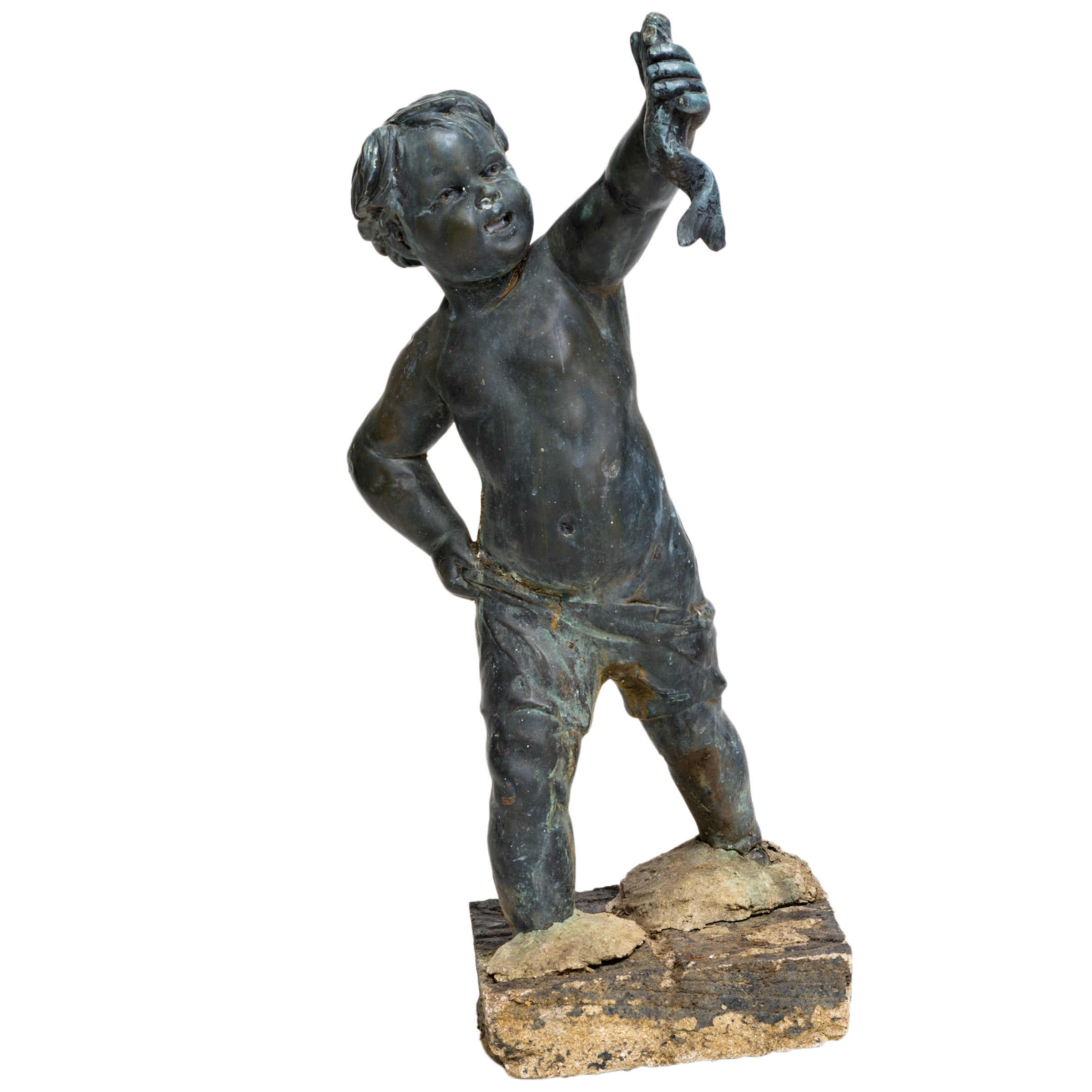 Copper Cherub Fountainhead