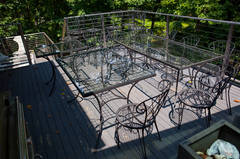 20-Piece Classical Klismos Iron Outdoor Set