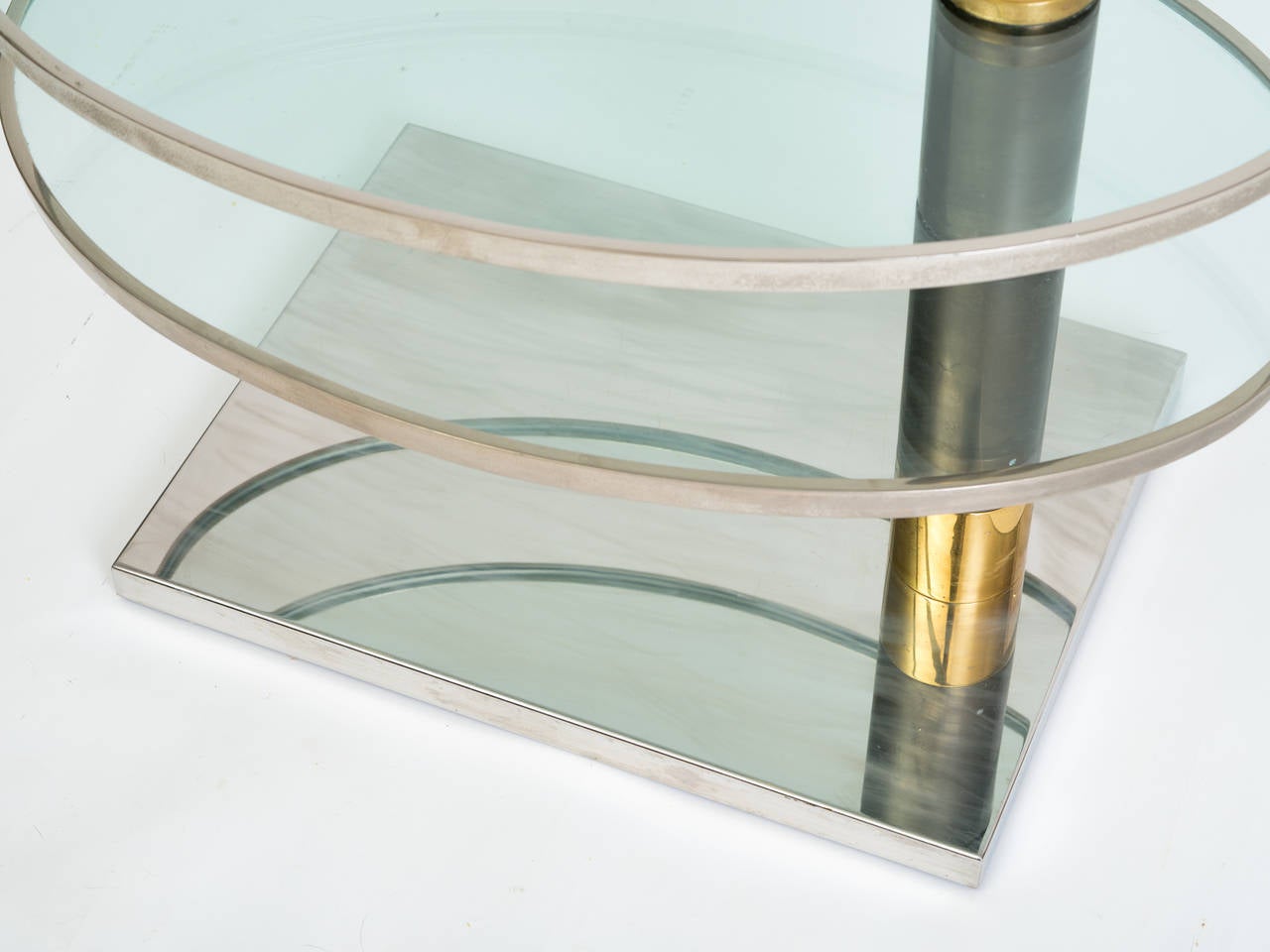 Late 20th Century Pace Two-Tier Revolving Table