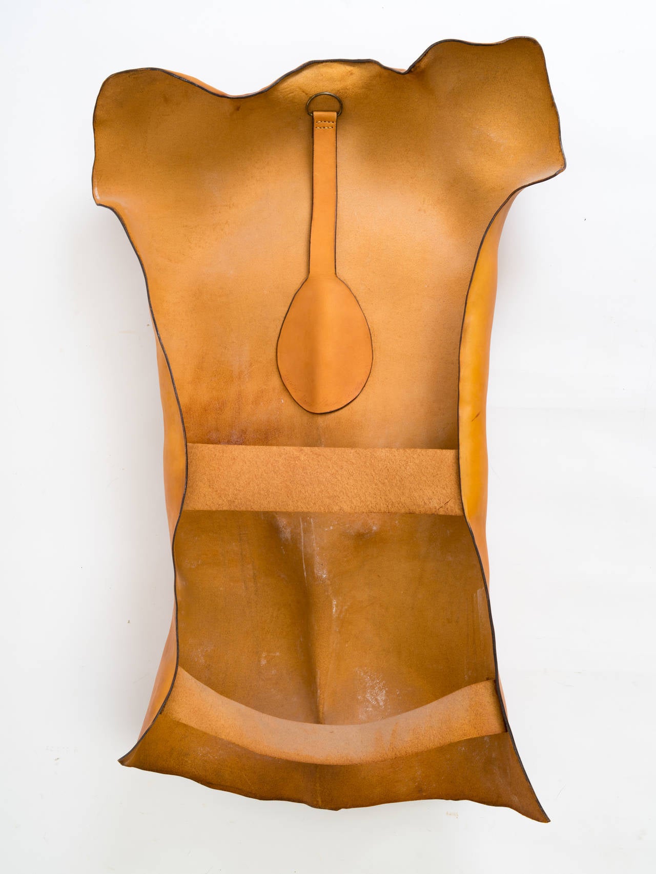 Leather Torso Sculpture by Marcia Lloyd 4