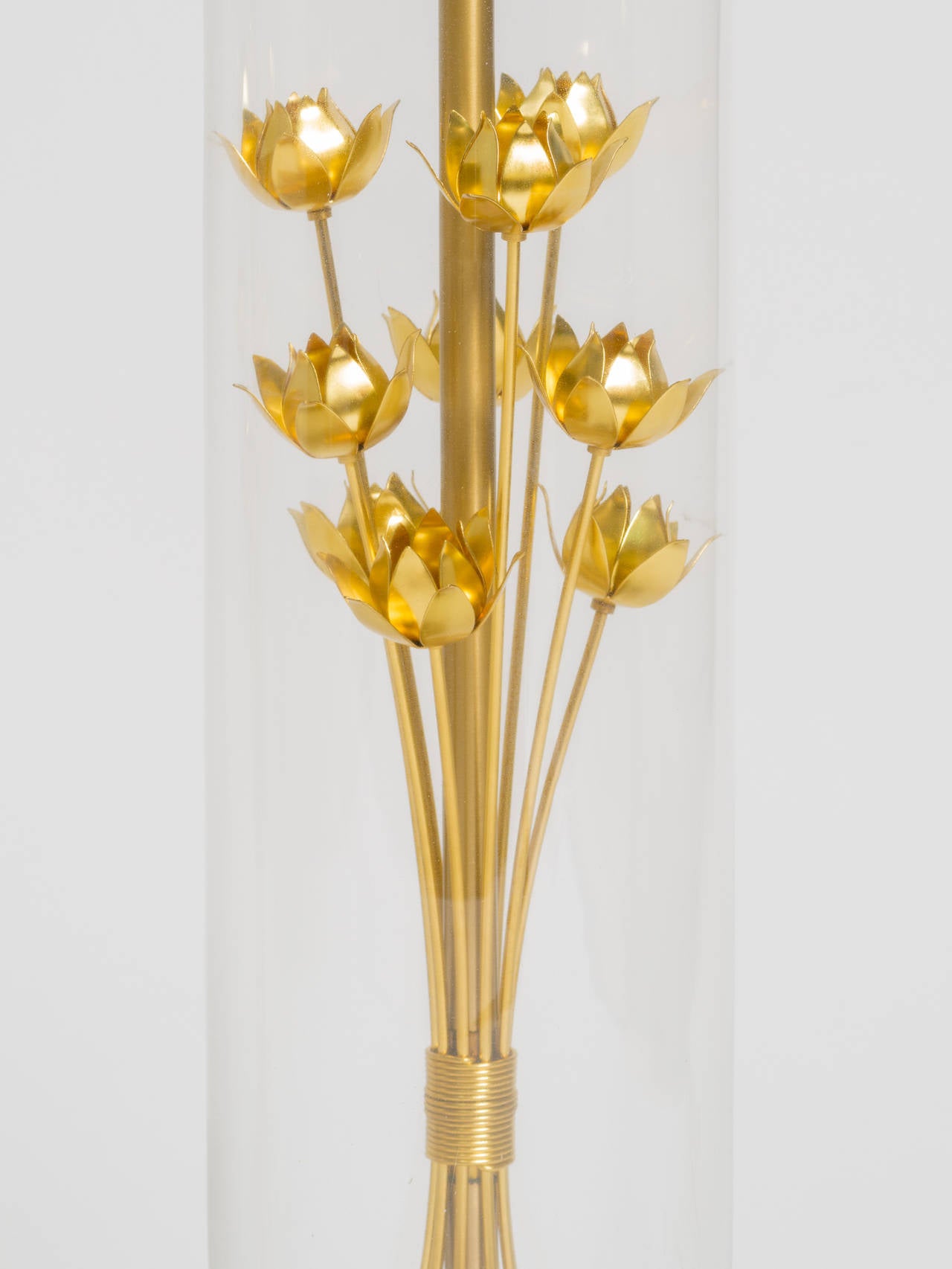 Paar Tulpenlampen aus der Mitte des Jahrhunderts (Dänisch) im Angebot