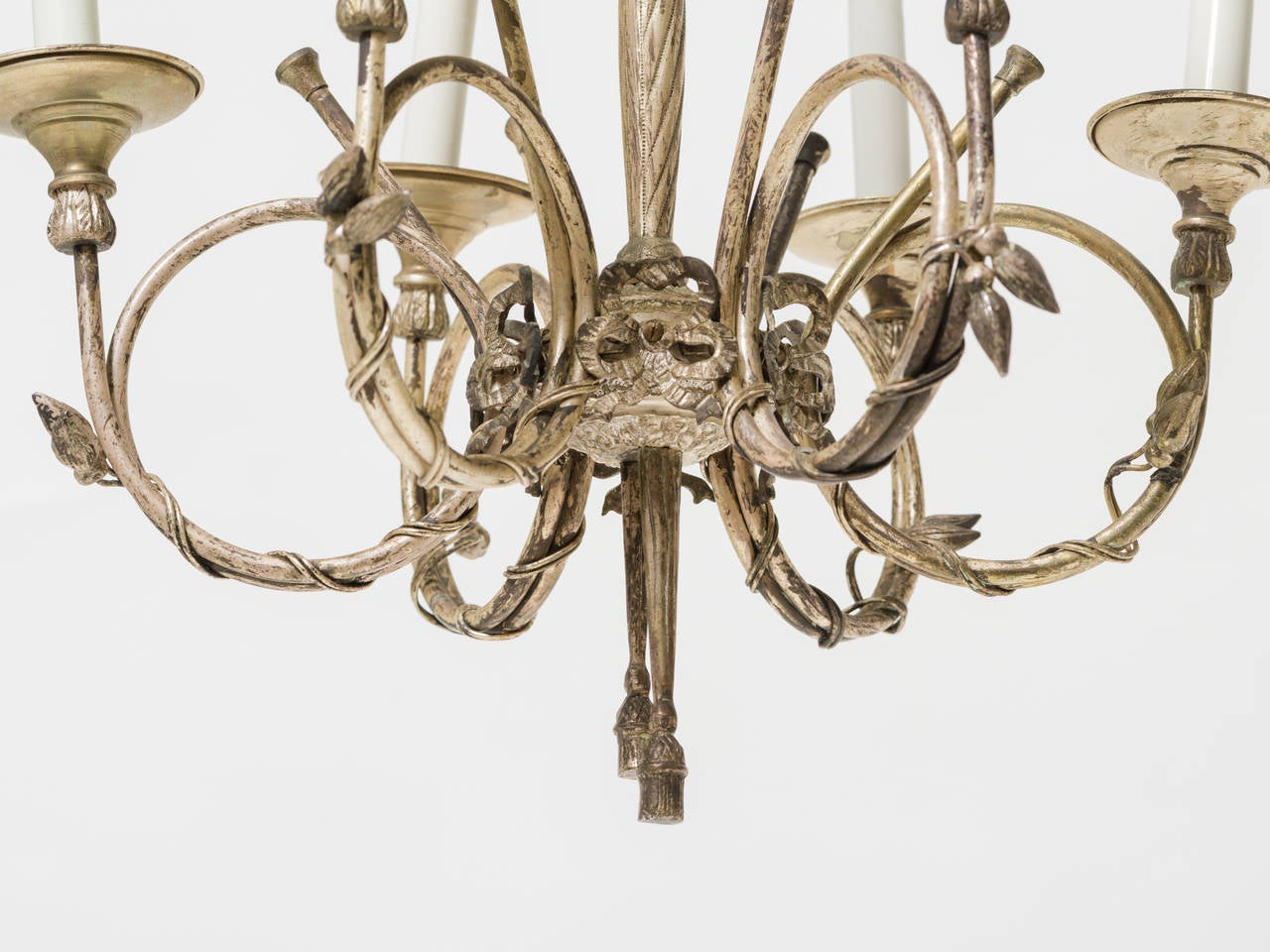 french horn chandelier