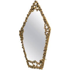 Art Cast Bronze Shell Mirror 8